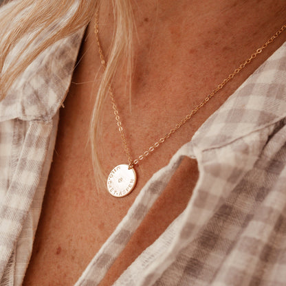 Large Pendant Single Hole Necklace