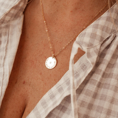 Large Pendant Single Hole Necklace