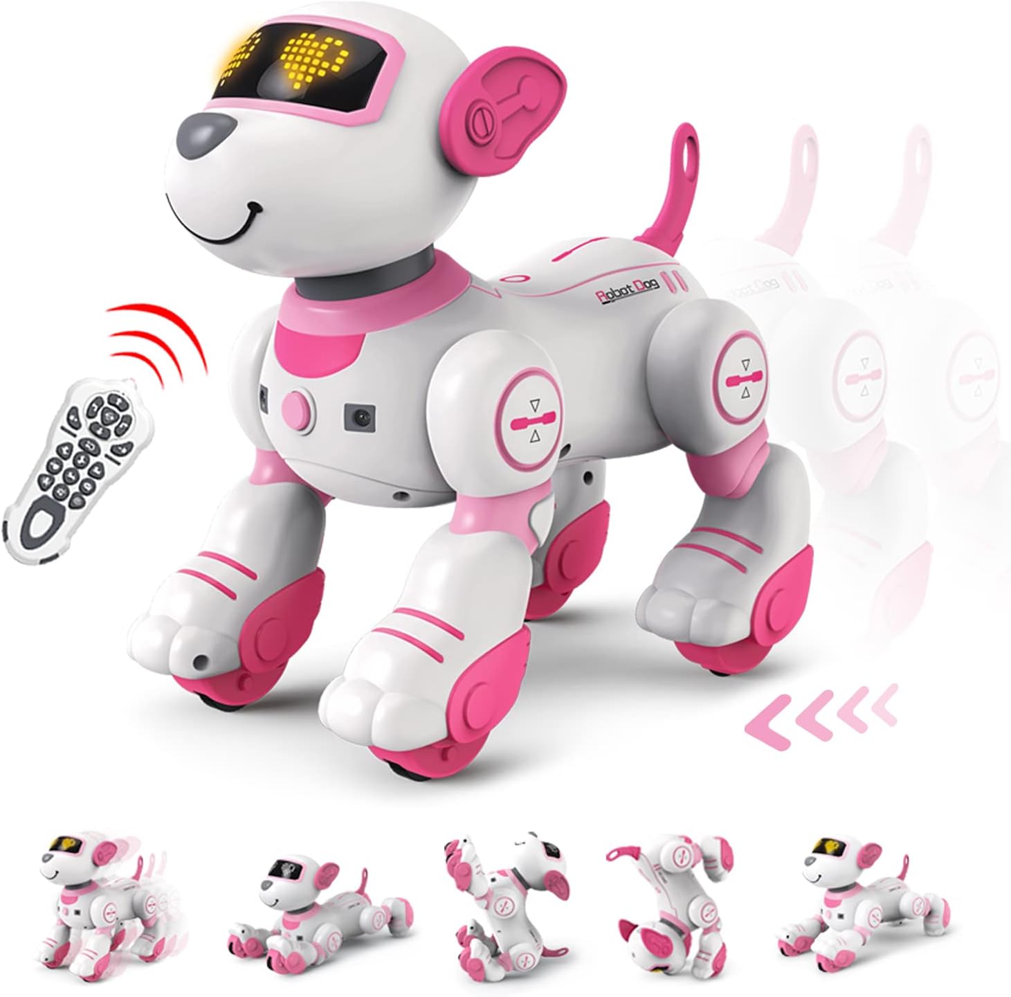 Interactive Robot Dog with Programming, Stunt Features, Touch Sensors