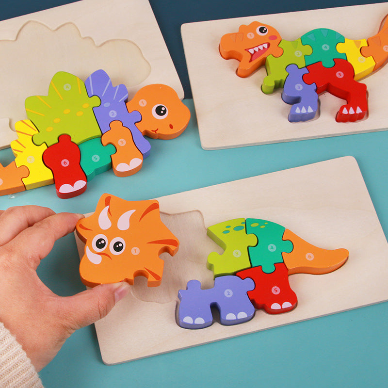Montessori 3D Dino Puzzle