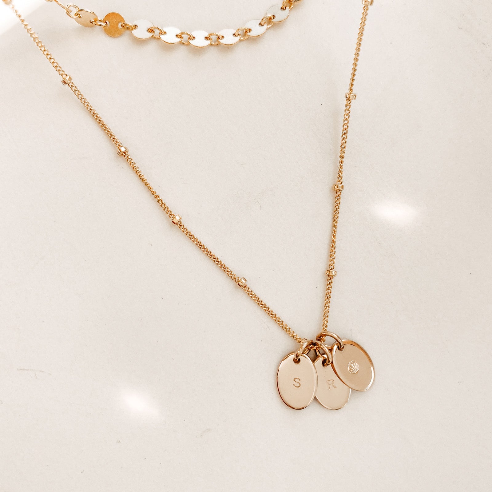 Juniper • Tiny Oval Necklace