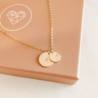 Lola • Medium & Small Pendant Necklace