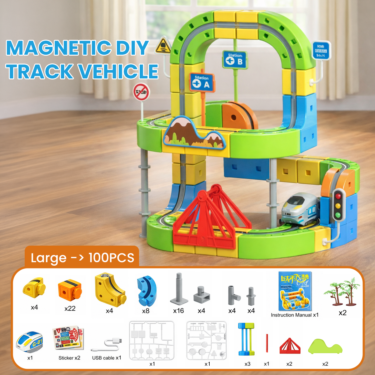 Infinity Racer Magnetic Train