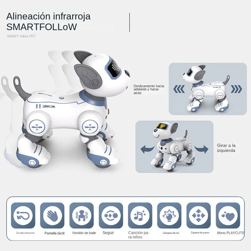 Interactive Robot Dog with Programming, Stunt Features, Touch Sensors