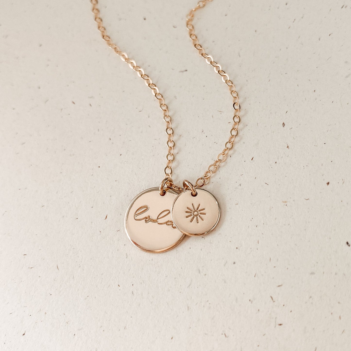 Lola • Medium & Small Pendant Necklace