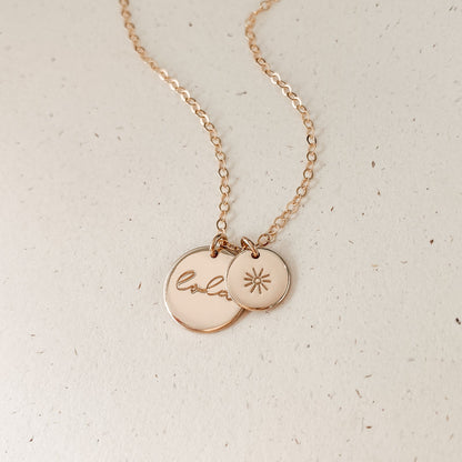 Lola • Medium & Small Pendant Necklace