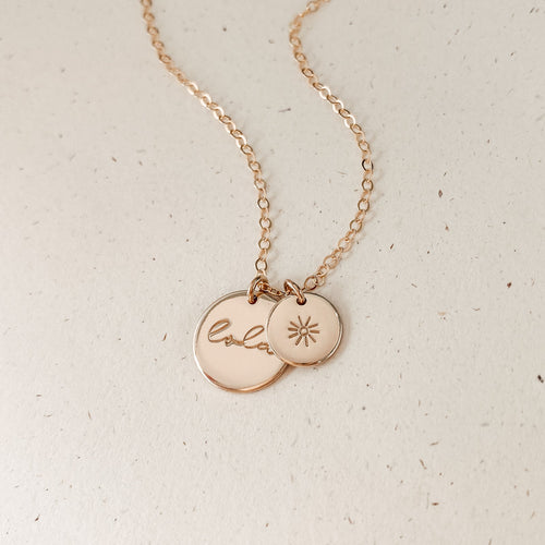 Lola • Medium & Small Pendant Necklace
