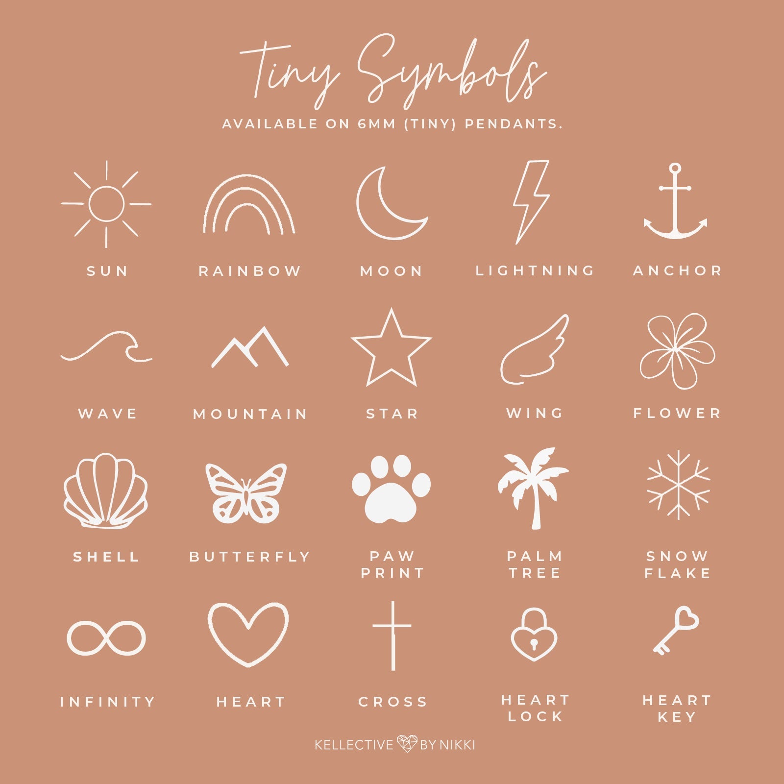 Australia Symbol Small Pendant Necklace