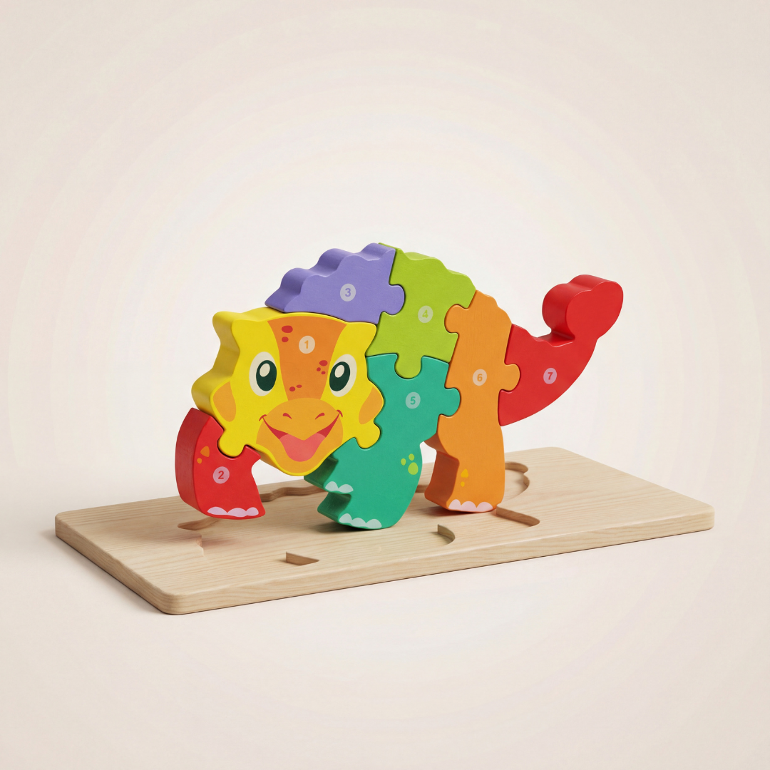 Montessori 3D Dino Puzzle